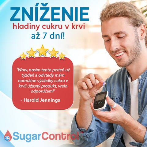 SugarControl™ Krúžok na Kontrolu Cukru v Krvi